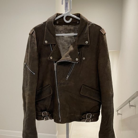 GOLDEN GOOSE MALE LEATHER JACKET - Picture 1 of 9